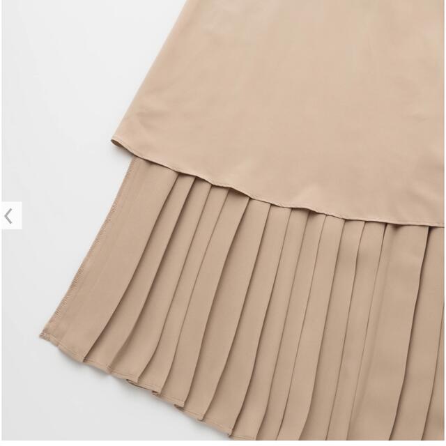UNIQLO(ユニクロ)のシフォンプリーツロングスカート　ネイビー レディースのスカート(ロングスカート)の商品写真