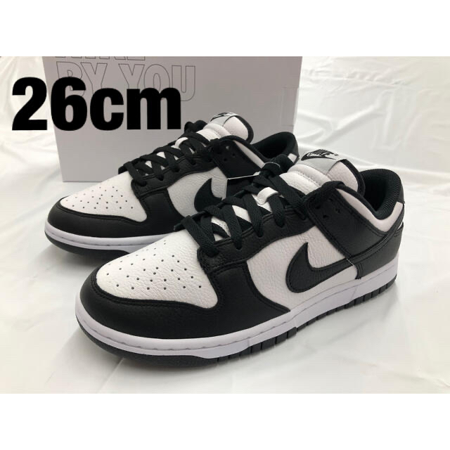 NIKE DUNK LOW BY YOU 26cm パンダ ダンクロー 白黒low