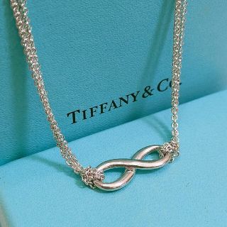 ティファニー(Tiffany & Co.)のティファニー　インフィニティ ダブルチェーンネックレス(ネックレス)