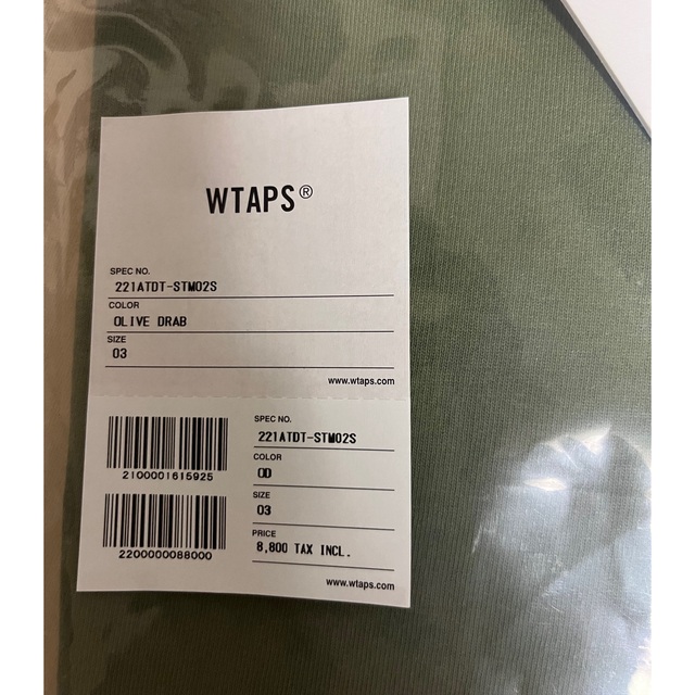 WTAPS 22ss LOCKER / SS / COTTON オリーブ