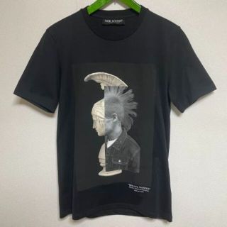 ニールバレット(NEIL BARRETT)の超希少 NEIL BARRETT ニールバレット プリント Tシャツ 黒 XS(Tシャツ/カットソー(半袖/袖なし))