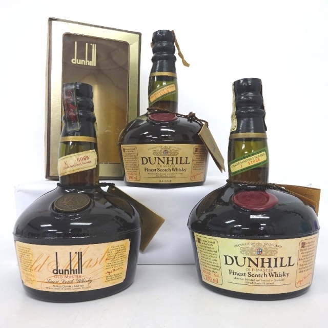 未開封☆Dunhill【ダンヒル】 オールドマスター 3本セット 750ml 箱付