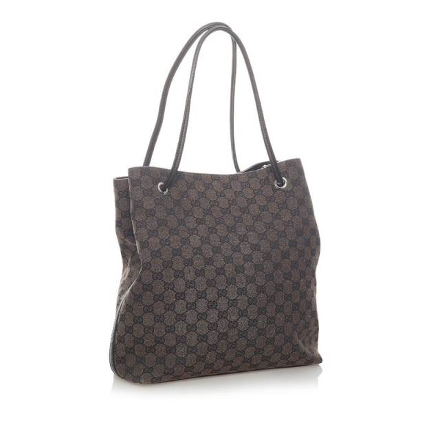 Gucci - 美品 グッチ GGキャンバス トートバッグ 257275 キャンバス