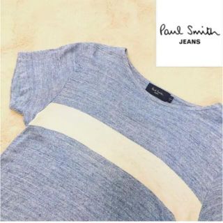 ポールスミス(Paul Smith)のポールスミス　Tシャツ　ボーダー　青　Sサイズ　ブルー(Tシャツ/カットソー(半袖/袖なし))