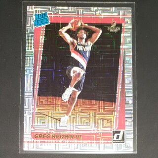 Greg brown Ⅲ MOJO DONRUSS NBA カード(シングルカード)