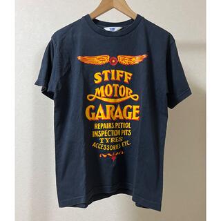 スティッフ(STIFF)のSTIFFスティッフ モーターガレージ ウイングホイールTシャツS  ステッフ(Tシャツ/カットソー(半袖/袖なし))