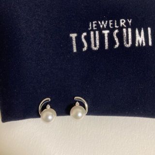 ジュエリーツツミ(JEWELRY TSUTSUMI)の【にこ様専用:新品・未使用品】PT900 ダイヤモンド アコヤ真珠 イヤリング(イヤリング)