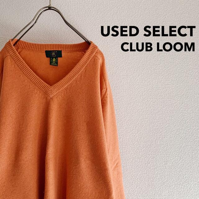 / CLUB LOOM Pure Wool Vneck Knit