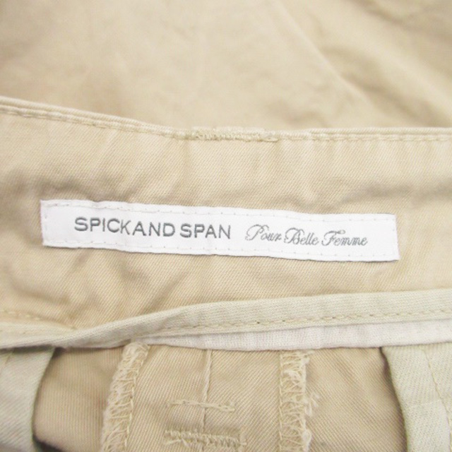 Spick & Span(スピックアンドスパン)のスピック&スパン チノパン ストレート ロング丈 40 ベージュ /HO37 レディースのパンツ(チノパン)の商品写真