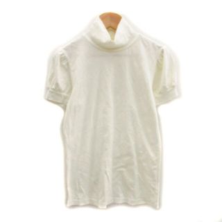 ロペピクニック(Rope' Picnic)のロペピクニック  Tシャツ カットソー 半袖 ハイネック 無地 38 ホワイト(Tシャツ(半袖/袖なし))