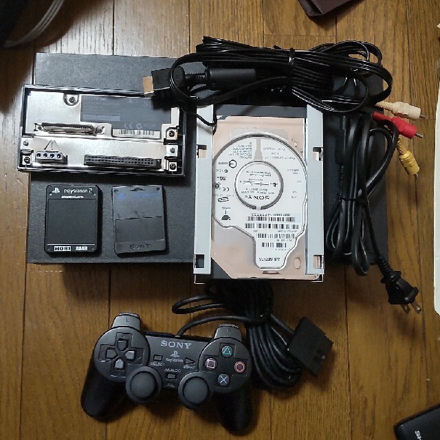 ps2 本体　hdd ネットワークアダプター　メモカブート　fmcb