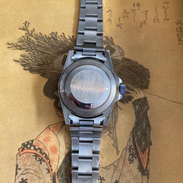 NH35 ビンテージ モッド 腕時計 サブマリーナー 白文字盤