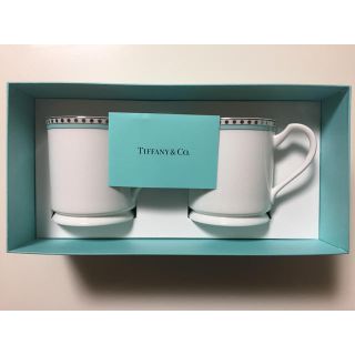 ティファニー(Tiffany & Co.)の新品未使用  ティファニーペアマグカップ(グラス/カップ)