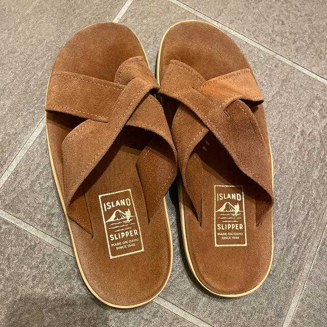 サンダルIsland slipper アイランドスリッパスエードサンダル