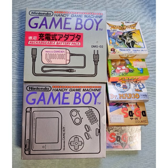 ゲームボーイ(ゲームボーイ)の中古　ゲームボーイ＋ソフト エンタメ/ホビーのゲームソフト/ゲーム機本体(携帯用ゲーム機本体)の商品写真