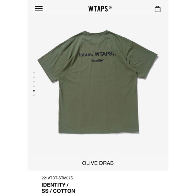 IDENTITY／SS／COTTON  WTAPS Tシャツwtaps