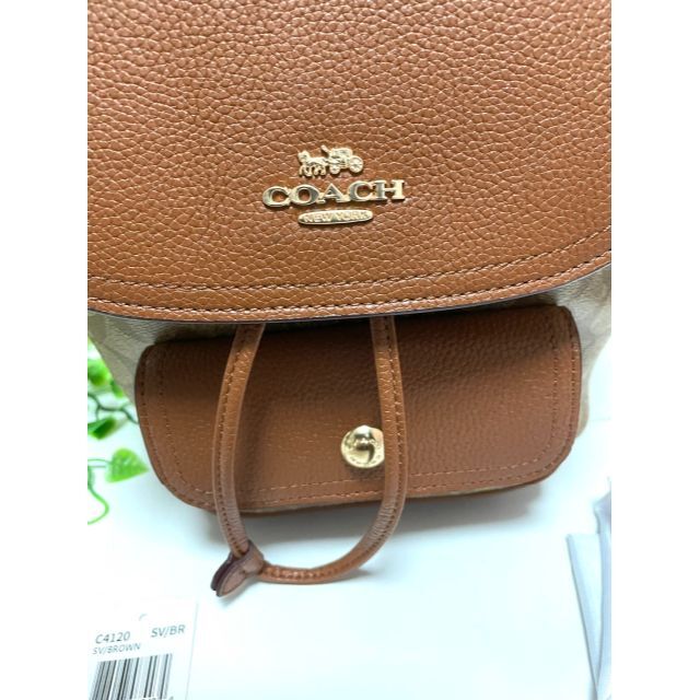 COACH(コーチ)の24時間以内発送 無料おまけ付き コーチ コーティング シグネチャー リュック レディースのバッグ(リュック/バックパック)の商品写真