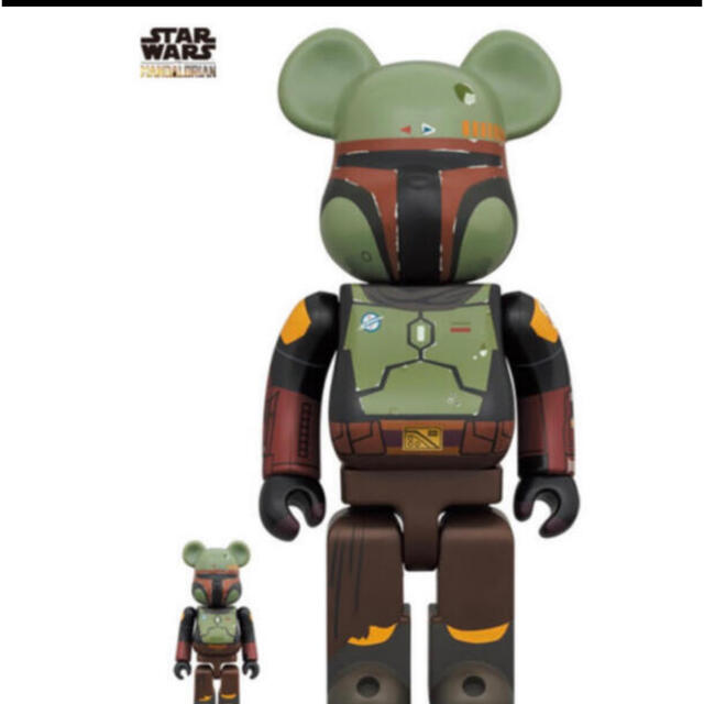 BE@RBRICK BOBA FETT 100％ u0026 400%-