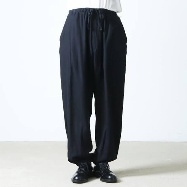 在庫僅少】 【新品タグ付】COMOLI 22SS シルクネルドローストリング