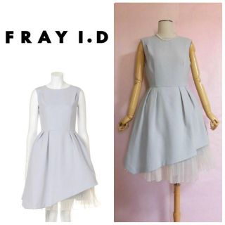 FRAY I.D - 【FRAY I.D】アシメトリフレアーワンピース☆28,600円