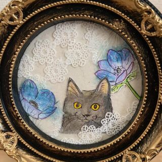 猫　イラスト(絵画/タペストリー)