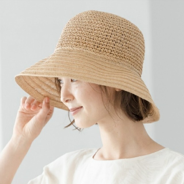 LEPSIM(レプシィム)の新品　レプシィム　ペーパーキリカエハット レディースの帽子(ハット)の商品写真