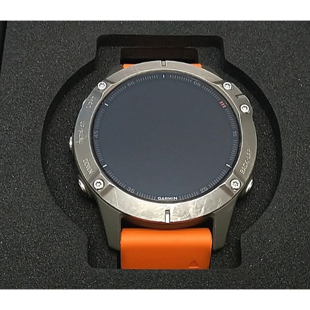 GARMIN fenix 6 Sapphire Ti Gray スマートウォッチ