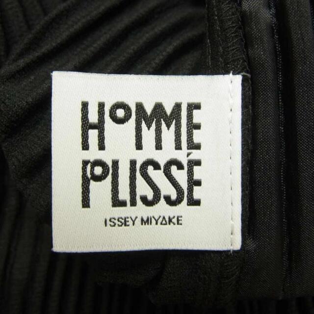 ISSEY MIYAKE(イッセイミヤケ)のISSEY MIYAKE イッセイミヤケ HOMME PLISSE オムプリッセ 22SS HP21JF163 TAILORED PLEATS プリーツ加工 スリット テーラードパンツ ブラック系 3【美品】【中古】 メンズのパンツ(その他)の商品写真