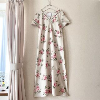 ローラアシュレイ(LAURA ASHLEY)のアリー様専用です。ローラアシュレイ　リネン混ワンピース　13(ロングワンピース/マキシワンピース)