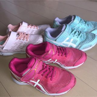 アシックス(asics)のasicsレーザービーム二足、moon starバネの力一足　21センチ(スニーカー)