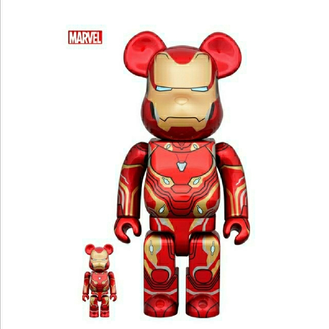 BE@RBRICKIRON MAN MARK 50 100％ & 400％BEARBRICK