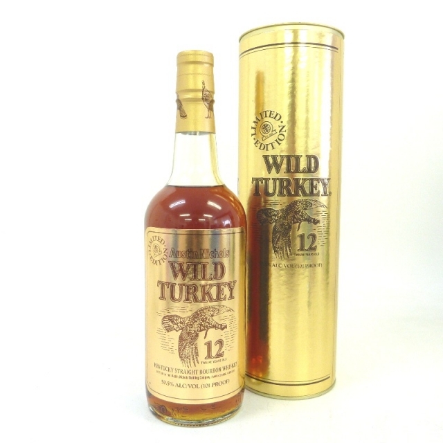 未開封★Wild Turkey【ワイルドターキー】 12年 リミテッドエディション 750ml 箱付