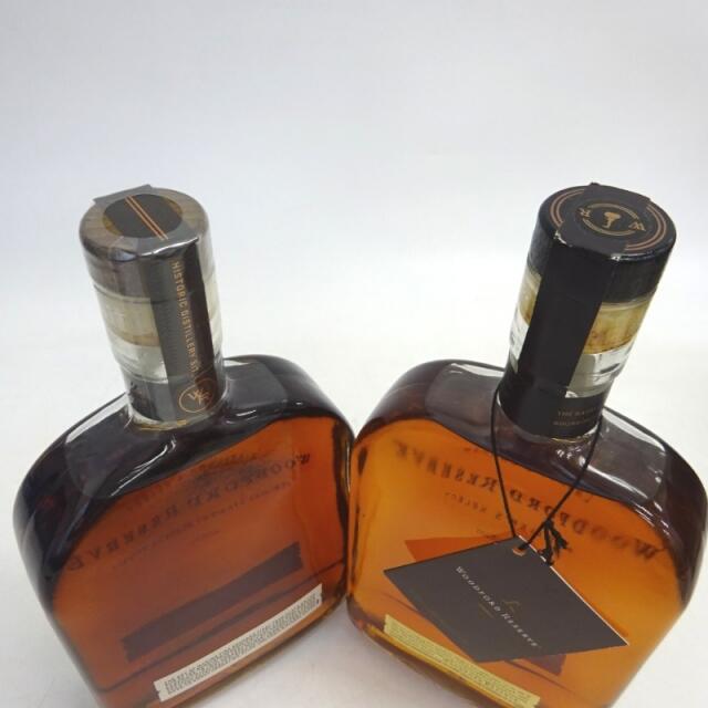 未開封★WOODFORD RESERVE【ウッドフォード・リザーブ】 2本セット 750ml グラス付 箱なし