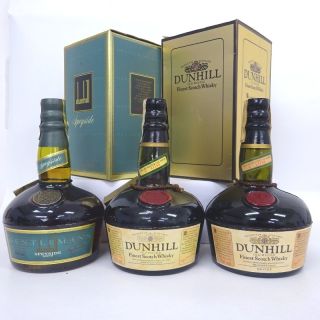 ダンヒル(Dunhill)の未開封★Dunhill【ダンヒル】 スコッチ 2本セット 700/750ml 箱付【中古】(ウイスキー)