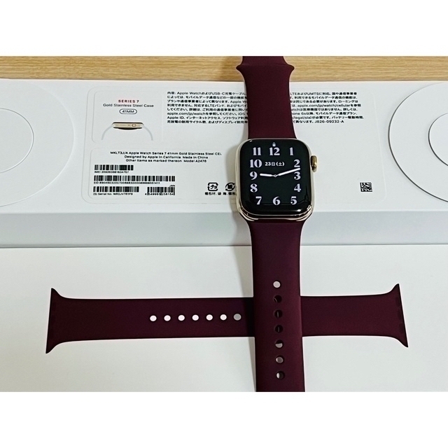 Apple Watch Series 7 ステンレス ゴールド 41mm 2022特集 www.gold