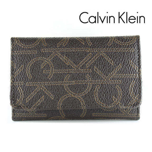 Calvin Klein(カルバンクライン)のカルバンクライン キーケース モノグラム レザー 79464 新品 メンズのファッション小物(キーケース)の商品写真