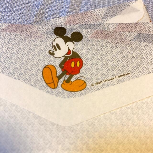 Disney(ディズニー)のレターセット「Disney エアメール」ミッキー ハンドメイドの文具/ステーショナリー(カード/レター/ラッピング)の商品写真