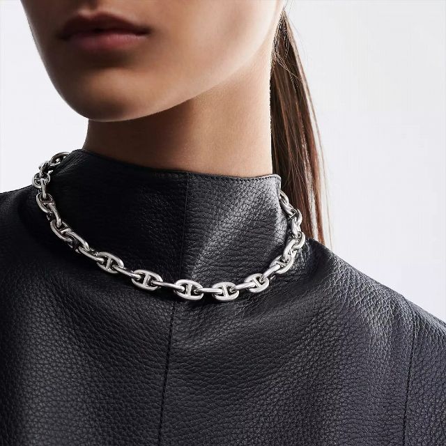 HERMES - MM36 新品 22SS エルメス シェーヌダンクル シルバー HERMES - MM36 新品 22SS エルメス シェーヌダンクル シルバー