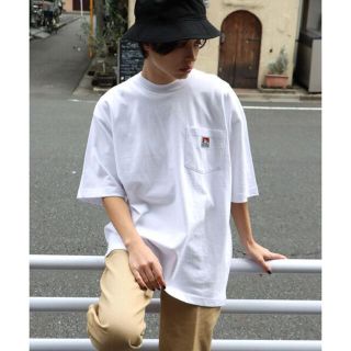 ベンデイビス(BEN DAVIS)のBEN DAVIS ワンポイントロゴTシャツ ポケットTシャツ M 春夏服(Tシャツ/カットソー(半袖/袖なし))