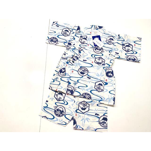 新品タグ付き　甚平　100 キッズ/ベビー/マタニティのキッズ服男の子用(90cm~)(甚平/浴衣)の商品写真