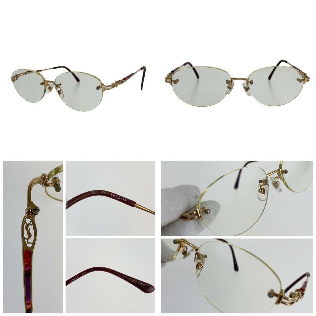 YVES SAINT LAURENT イヴ・サンローラン レッド ゴールド 30-0091 GP