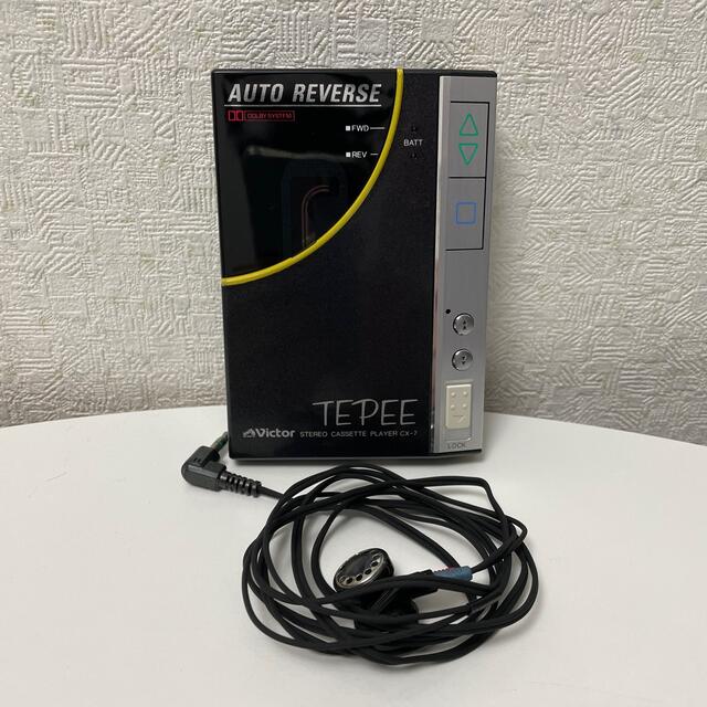 希少 Victor ビクター ステレオカセットプレイヤー CX-7 TEPEE 希少 Victor ビクター ステレオカセットプレイヤー CX-7 TEPEE