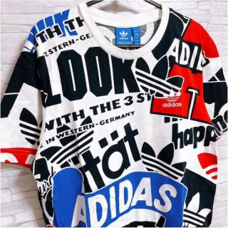 アディダス(adidas)のアディダス　adidas 半袖　Tシャツ　メンズ　総柄　カラフル　NIKE (Tシャツ/カットソー(半袖/袖なし))