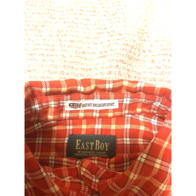 EASTBOY - EAST BOYチェック ネルシャツ Lサイズ 赤の通販 by あやぱん's shop|イーストボーイならラクマ