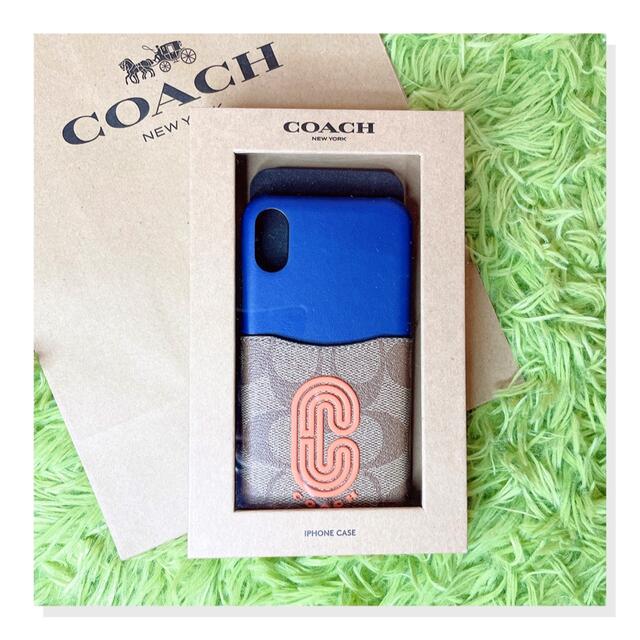 COACH(コーチ)の【新品】COACH メンズ向けiPhone X/XS用スマホケース スマホ/家電/カメラのスマホアクセサリー(iPhoneケース)の商品写真