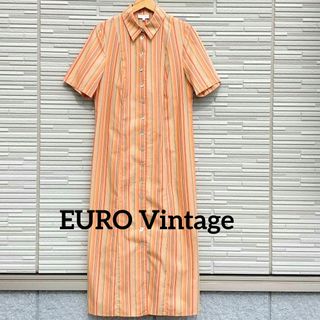 ハーリップトゥ(Her lip to)の【送料無料・EURO Vintage】SHIRT DRESS STRIPE(ロングワンピース/マキシワンピース)