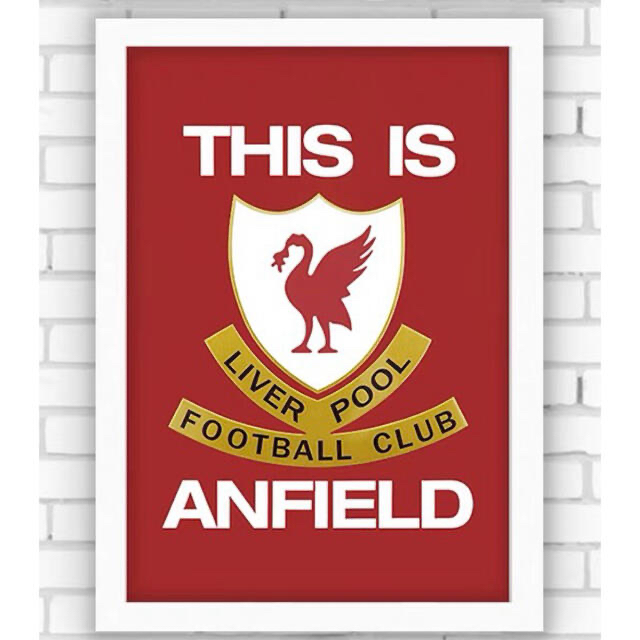 リバプール リヴァプール フレーム　this is anfield スポーツ/アウトドアのサッカー/フットサル(記念品/関連グッズ)の商品写真