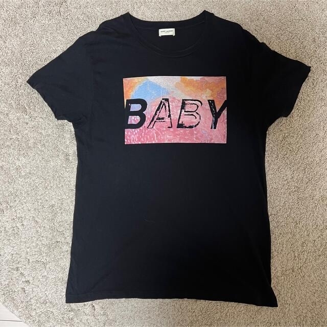 サンローランパリ  16SS  416625 Y2WW2 BABYプリントTシャツ メンズ S