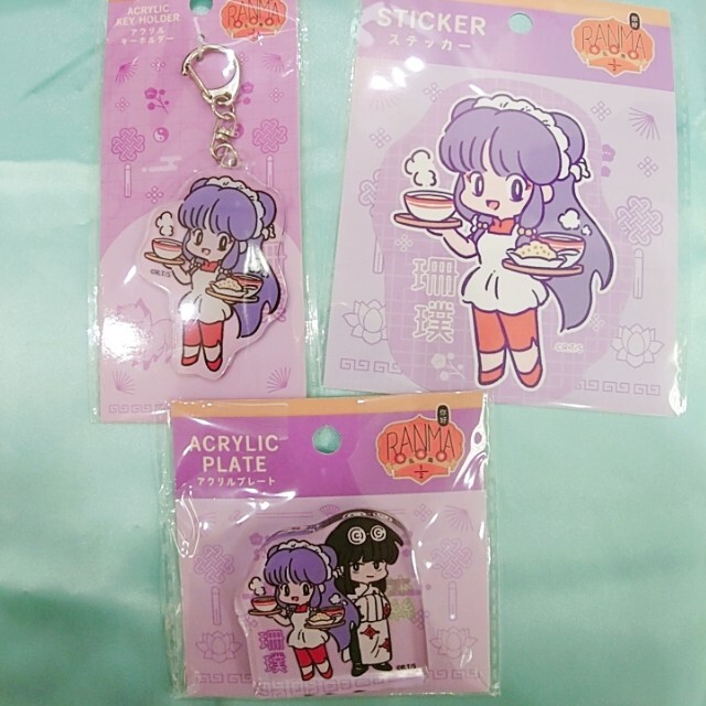 らんま1/2 アクリルキーホルダー ステッカー エンタメ/ホビーのおもちゃ/ぬいぐるみ(キャラクターグッズ)の商品写真