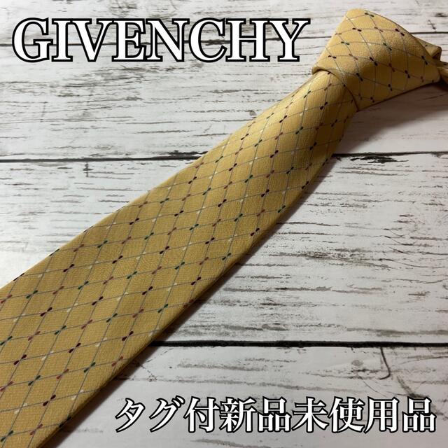 GIVENCHY ジバンシー ジェントルマン ネクタイ 総柄 ベージュ